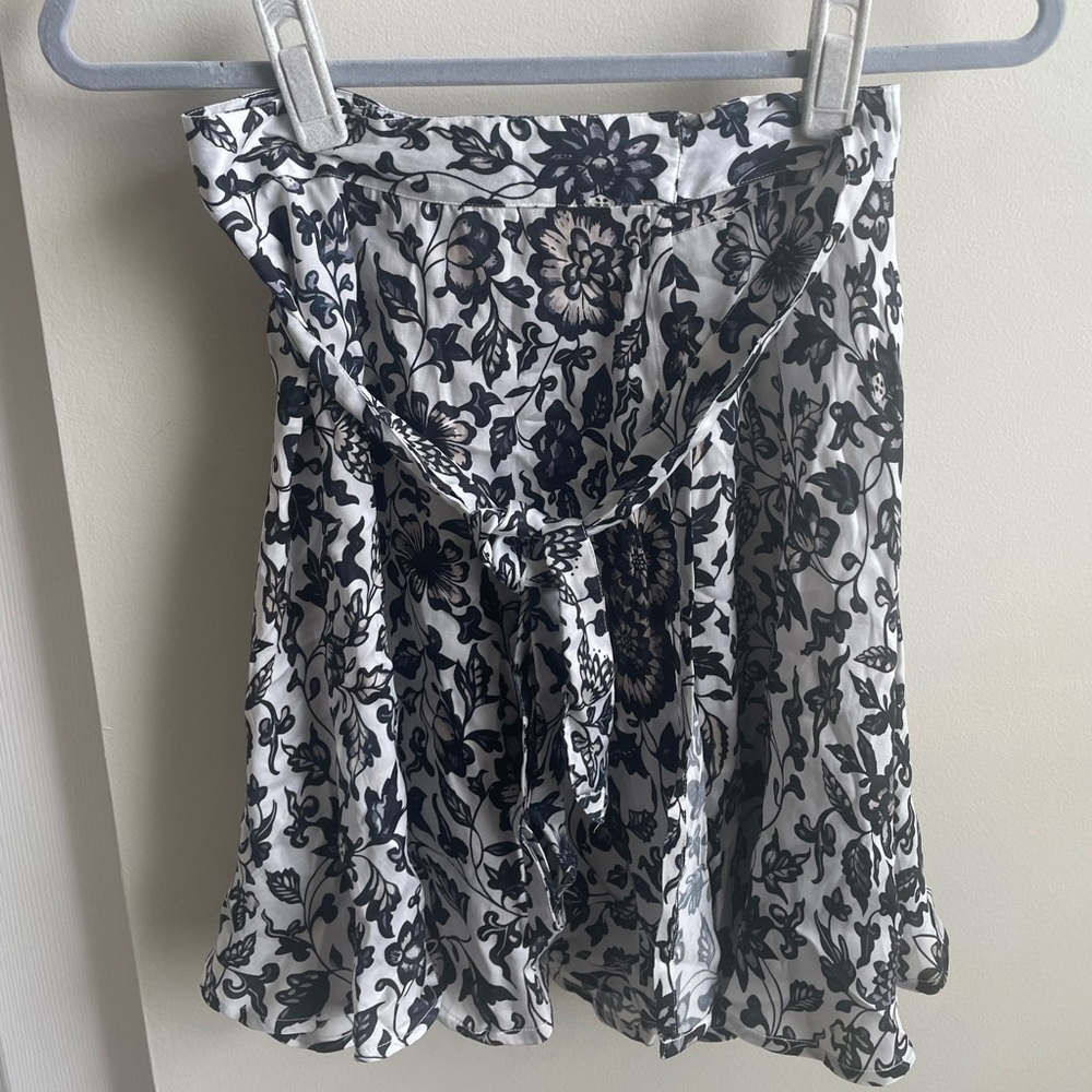 Anthropologie Rohit Kamara Floral Wrap Skirt